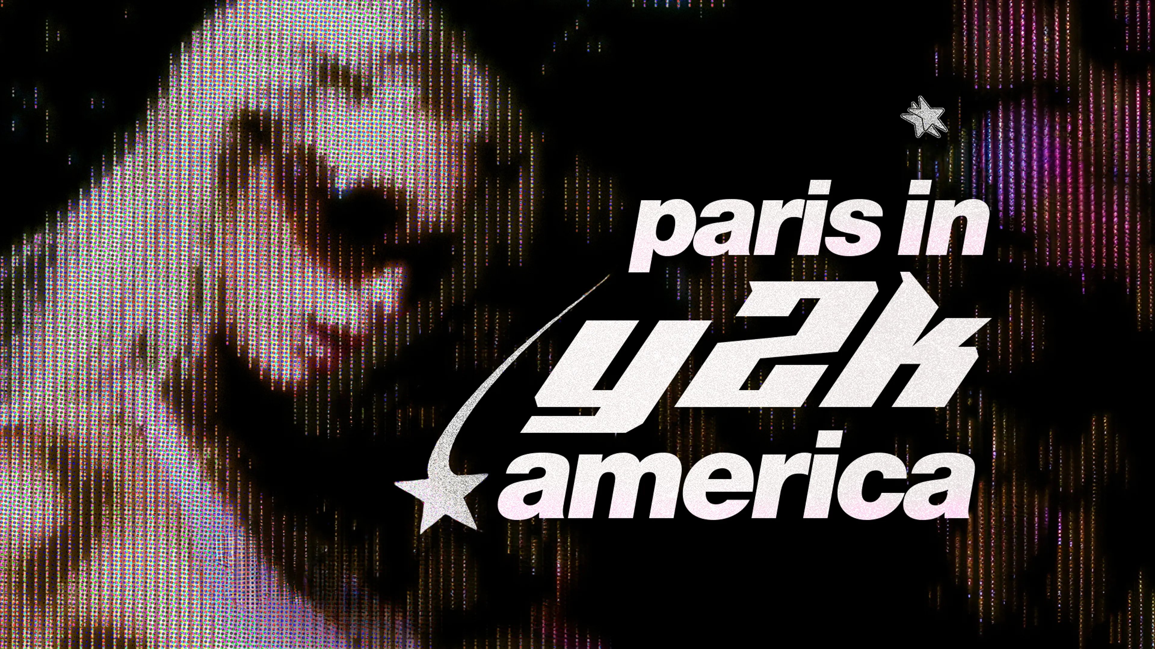 Paris in Y2K America poster